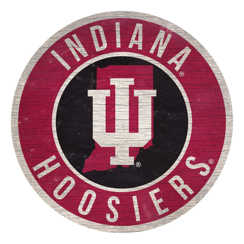Ncaa, impression sur bois, Bloomington Hoosiers de l'Université Indiana