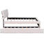 Lit plateforme tapissier confortable avec lit gigogne simple TG - beige pour une bonne nuit de sommeil-14740850