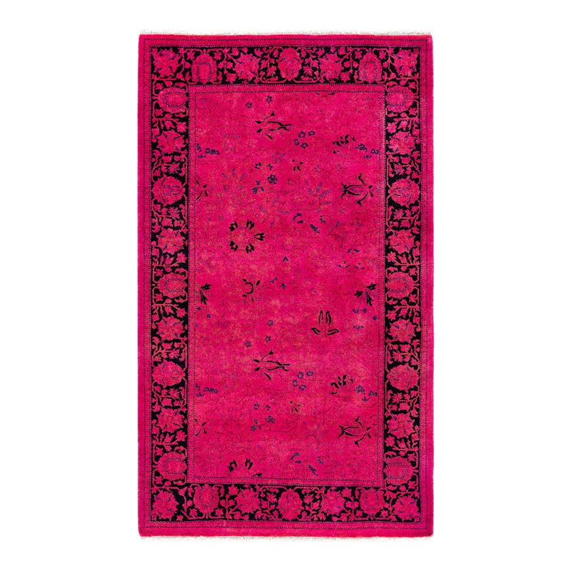 Overyed One-of-a-Kind Rectangle 3'2" X 5'5" Hand Knotted Area Rug