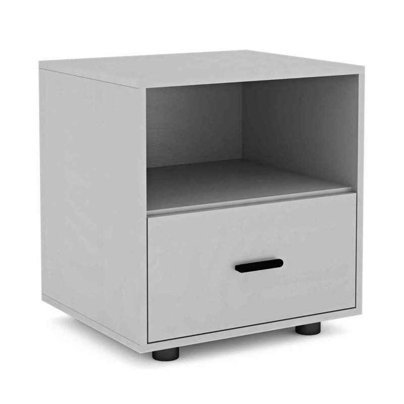 Raghda 40cm W Manufactured Wood Bedside Table