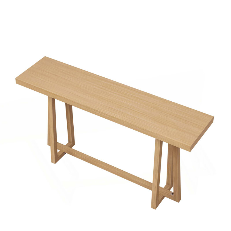 59.84" Rectangular Console Table, Natural