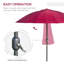 Parasol de jardin 8 'réglable-1119092586