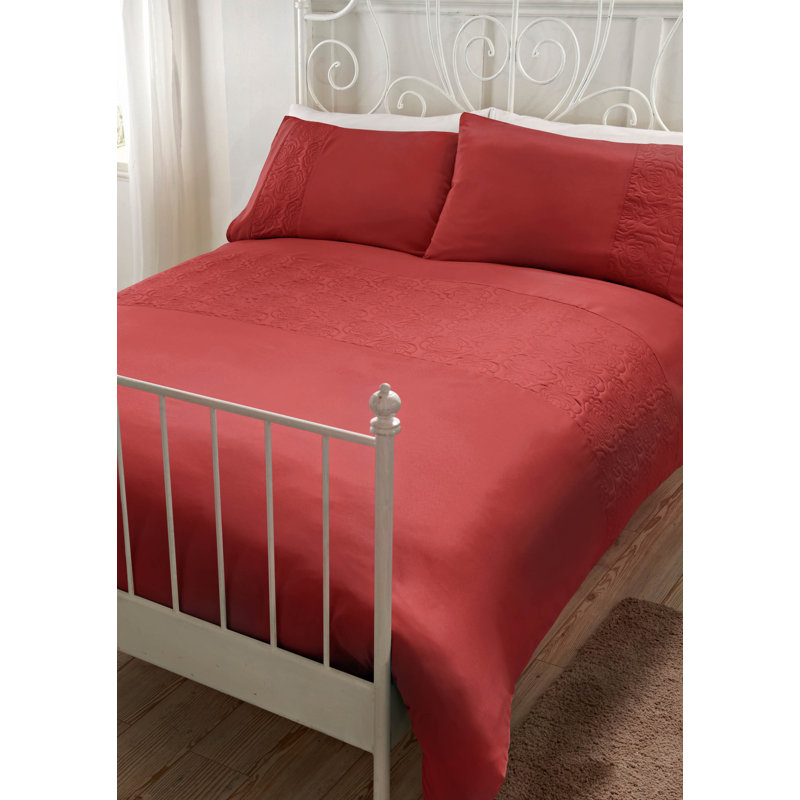 Otavia Plain Duvet Cover Set, French Blue