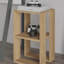 Malak Modern Bedside Table with Open Shelves - Versatile Side, Coffee or End Table for Bedroom or Living Room-50029271