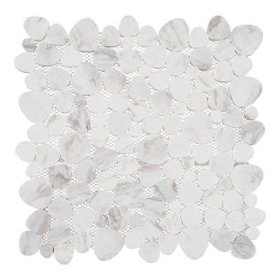 Oasis Natural Stone Pebble Mosaic Sheet