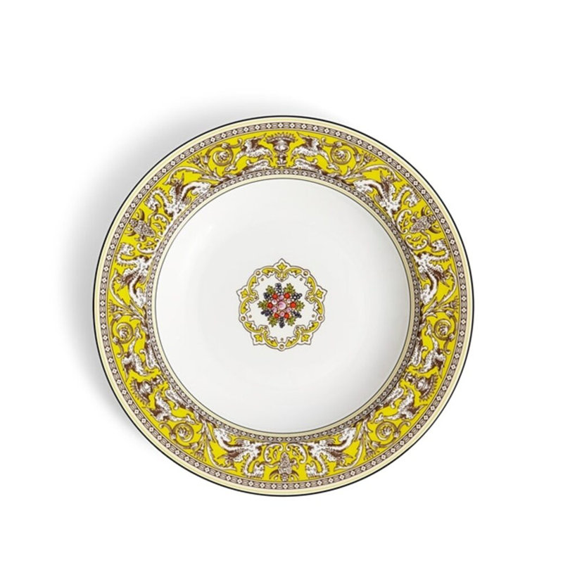 Wedgwood Florentine Colours Rim Soup 8.9In, Yellow