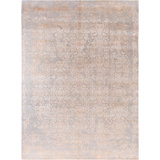Overdyed One-of-a-Kind 8' 10" X 12' 0" Hand Knotted Area Rug