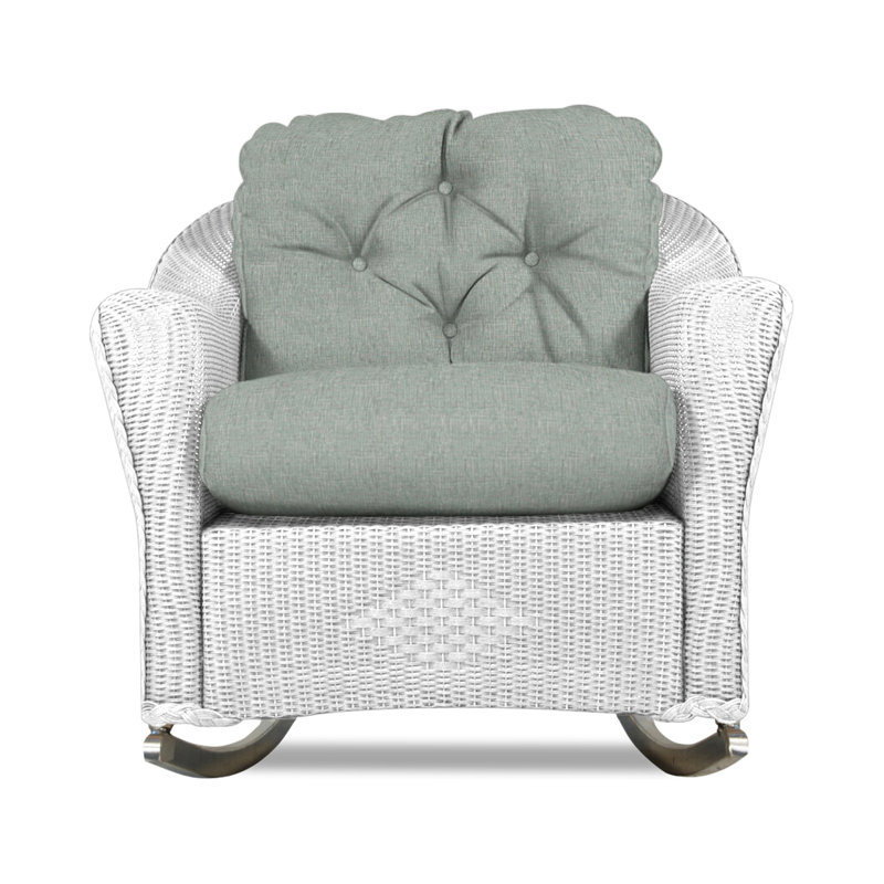 Reflections Outdoor Rocker Chair, Demo Stone, White