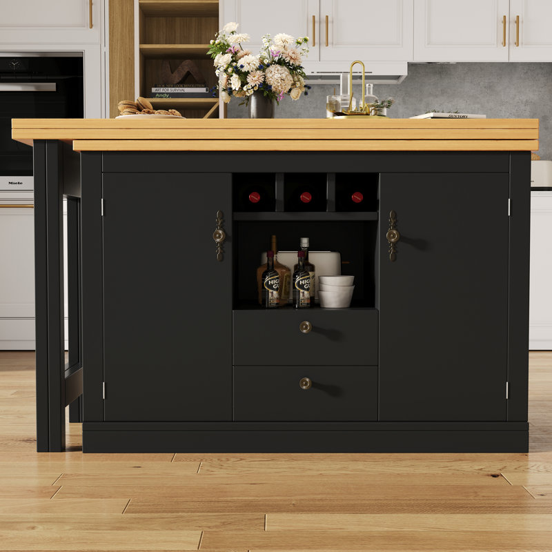 180 cm W Kitchen Island with Top