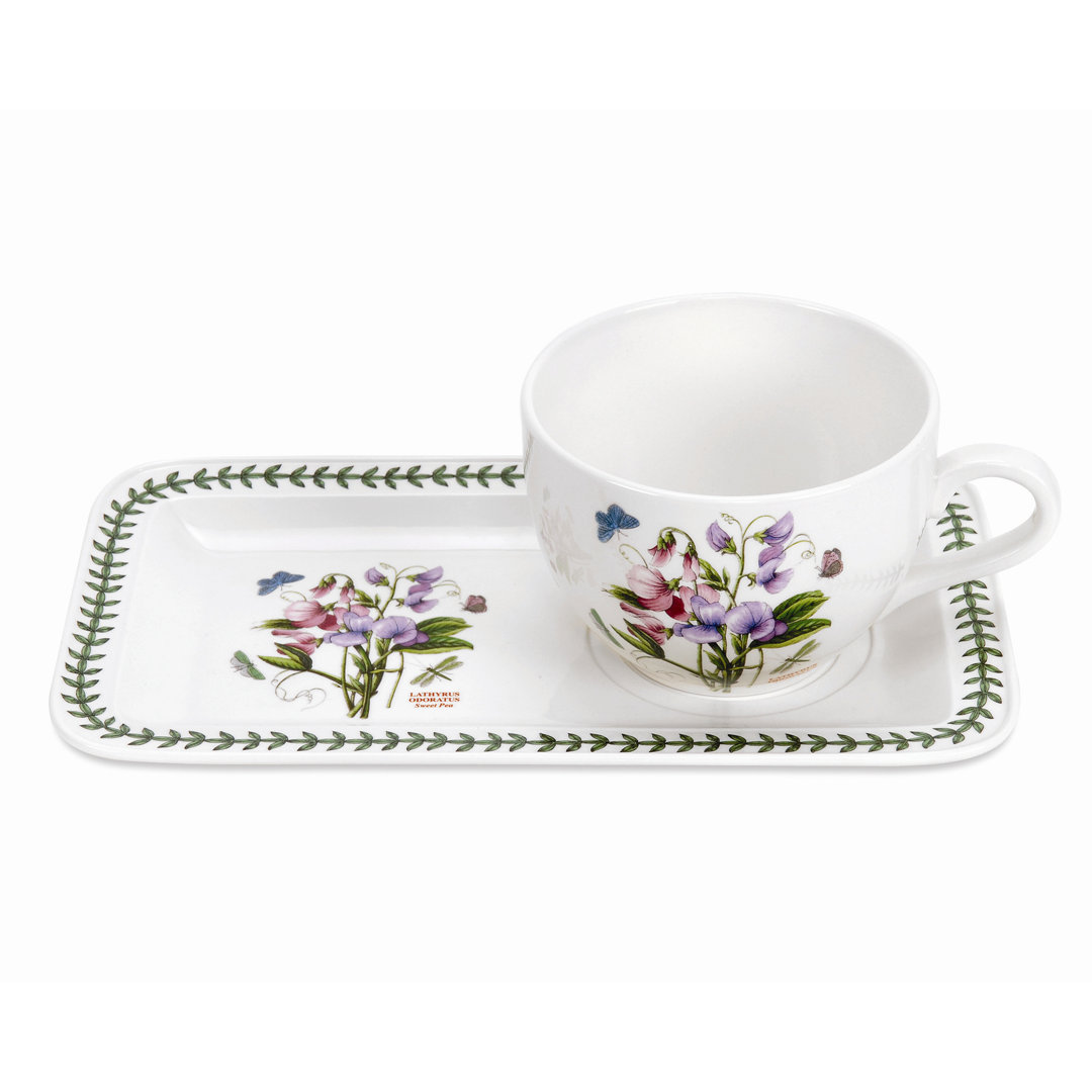 Portmeirion Botanic Garden Soup&Sandwich 11.25"X6.75/20Oz Portmeirion