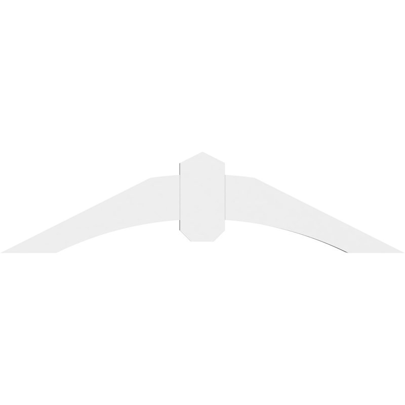 Support pour pignon en PVC Archdale, H 9 po x l 36 po (pas : 6/12), P 2 po x F 4 po