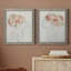 Fashion Floral Silhouette I - Ensemble de 2 peintures sur toile encadrées-710488123-710488124