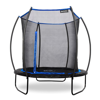 Plum Play 8ft Round Trampoline and Safety Net Enclosure