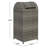 Toby Wicker Swing Top Outdoor Trash/Recycling Bins - 25 Gallons-48885777