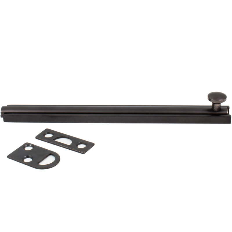 Door Surface Bolt, Matte Black