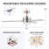 Antoneshia 52" 3 - Blade LED Standard Ceiling Fan with Remote Control and Light Kit Included