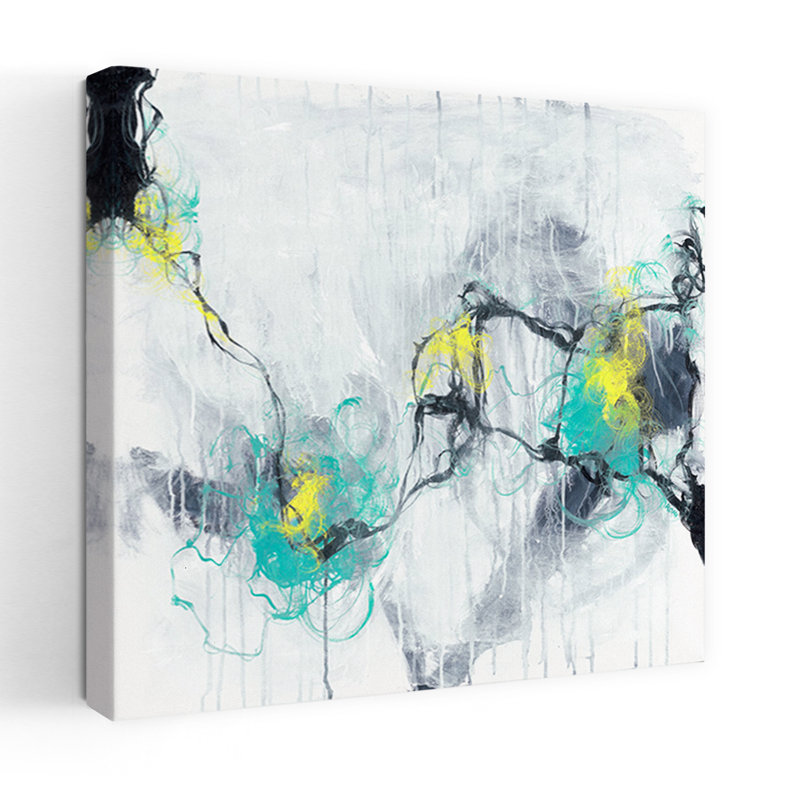 Catalyst Stage 1, art abstrait contemporain, H 36 po x l 36 po
