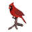 Cardinal on Branch Statue