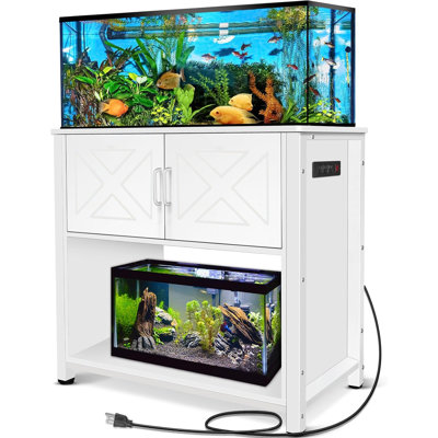 40 Gallon Aquarium Stand With Charging Station