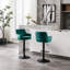 2 chaises de bar réglables avec dossier et repose-pieds, hauteur de comptoir pour un pub de cuisine excellent moderne
