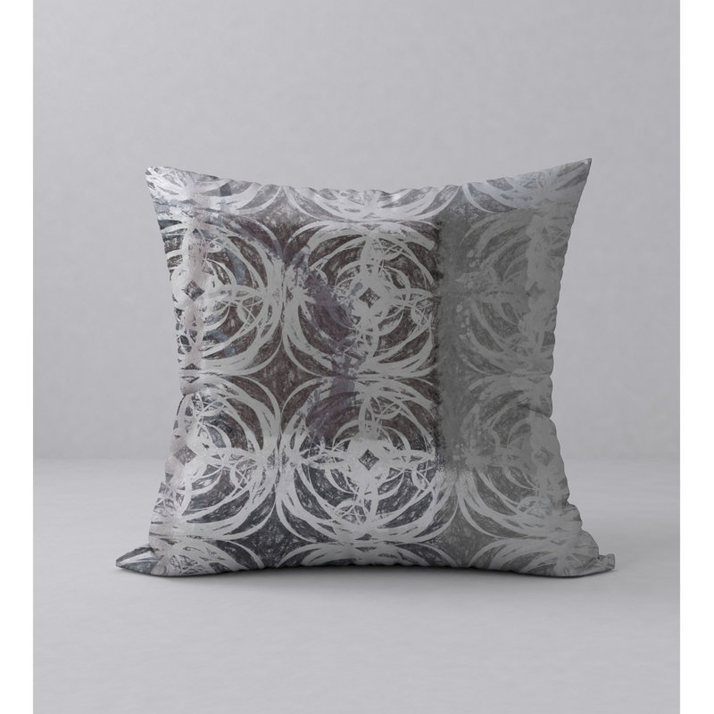 Housse de coussin carrée et crème précieuse, 24 po x 24 po