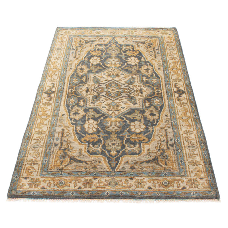Tapis bleu marine Jules Serapi 5 pi 0 po x 8 pi 1 po