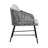 Brysa Premium All-Weather Wicker Outdoor Dining Armchair with Cushion