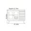 Buffet de rangement multifonctionnel en bois massif-1010150115