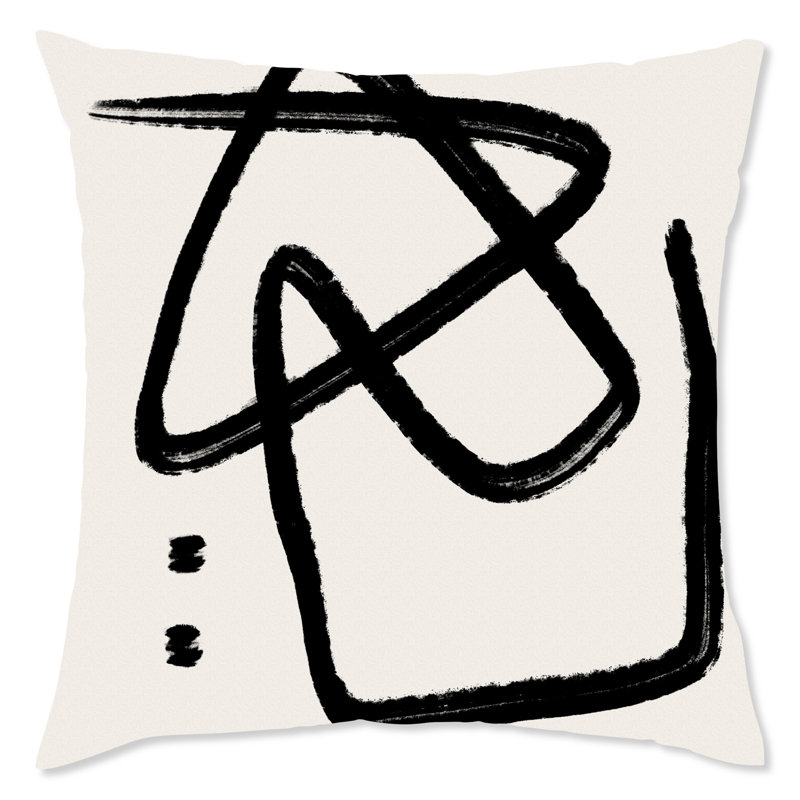  Housse et insert de coussin carré Paint