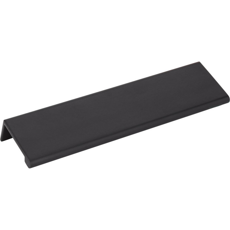 Edgefield 5" Center to Center Finger Pull, Matte Black
