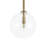 7-Light Modern Linear Clear Glass Chandelier