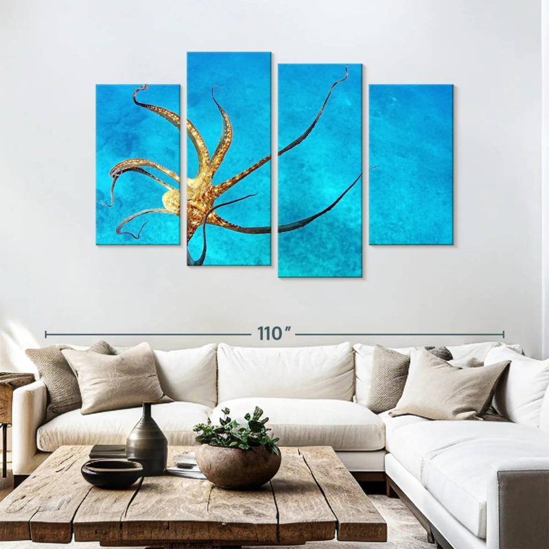 Brampt Wild Octopus Tentacles, 54" H x 84" W