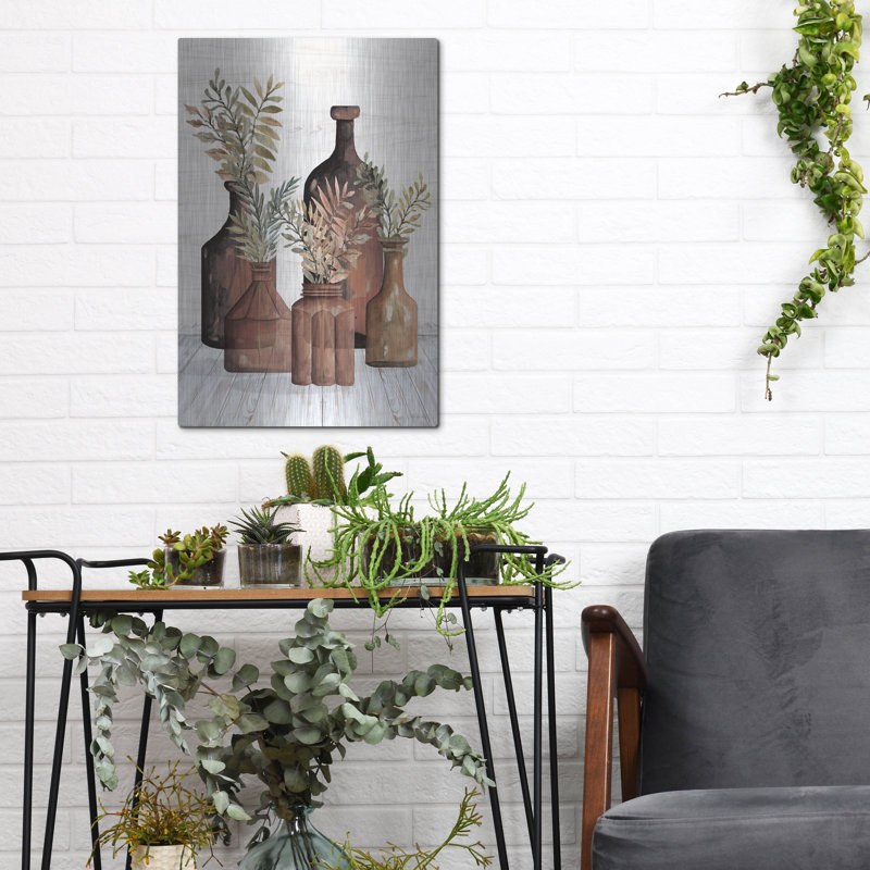 «Spice Amber Still Life 2» par Cindy Jacobs, art mural en métal, 12 po x 16 po, H 16 po x l 12 po