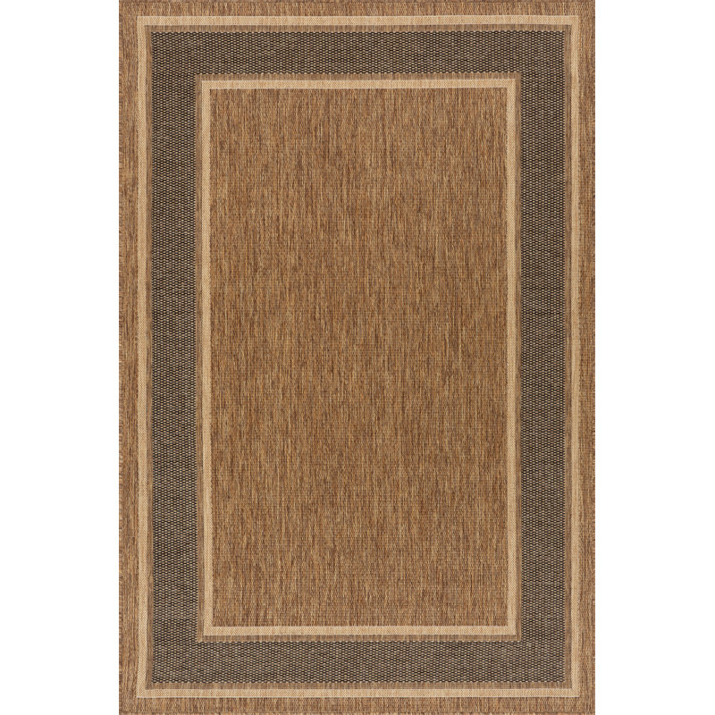  Tapis intérieur / extérieur Marienne, Gris foncé, Rectangulaire 4 pi x 6 pi