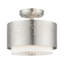 Plafonnier semi-encastré cylindrique à 2 lumières Bevil-525420386