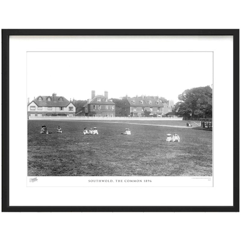 Southwold, The Common 1896 by Francis Frith - Single Picture Frame Print, 28cm H x 36cm W x 2.3cm D
