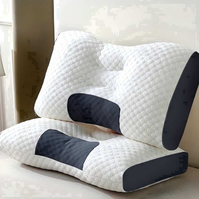 Soft & Breathable Knitted Love-Themed Pillow - Neck Support, Washable, Reversible, All-Season Comfort