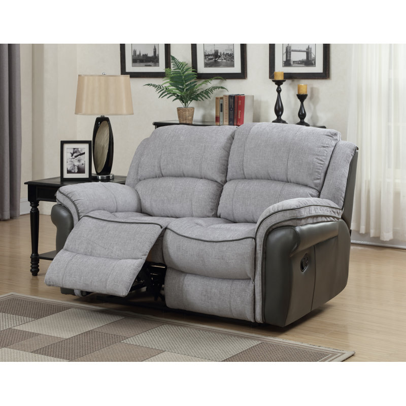 Arras 2 Seater Reclining Loveseat, Fusion Grey/Grey
