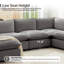Canapé modulaire 31,5 po avec repose-pieds Heffernan-118026101