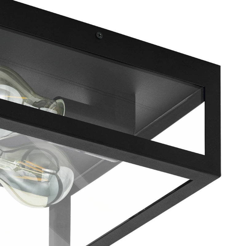 Messier Glass Semi Flush Mount