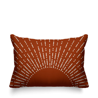 Coussin intérieur / extérieur Sunny Boho Starburst