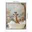 «Whimsical Giraffe Soak» par Hostetter, reproduction d'art sur toile encadrée-165413448