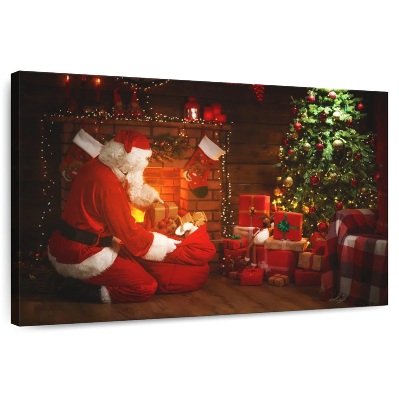 Cadeaux du Père Noël, H 30 po x l 45 po