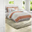 Ensemble de literie 9 pièces Farmhouse Chic, édredon en coton très grand avec motif corail