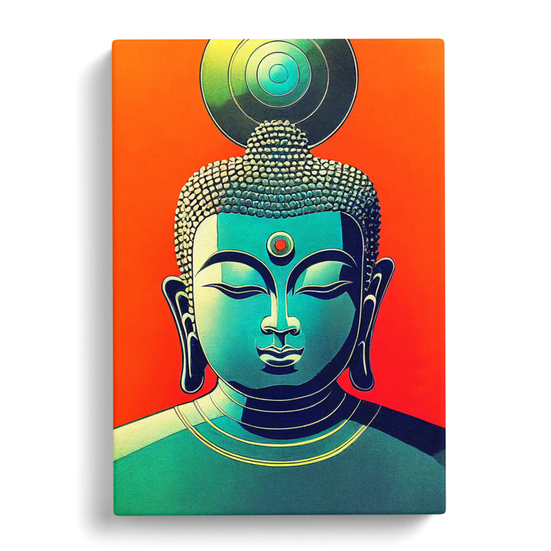 Wonderful Buddha - Wrapped Canvas, 50cm H x 35cm W x 3cm D