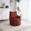 Fauteuil à billes en velours côtelé doux et moelleux rempli d'éponge à mémoire de forme-224130931