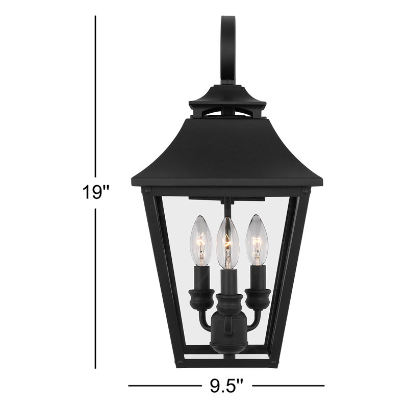 Galena 3 - Light Outdoor Wall Lantern