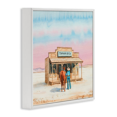  «Fashionista Cowgirl in Desert», art de la giclée par Amanda Greenwood