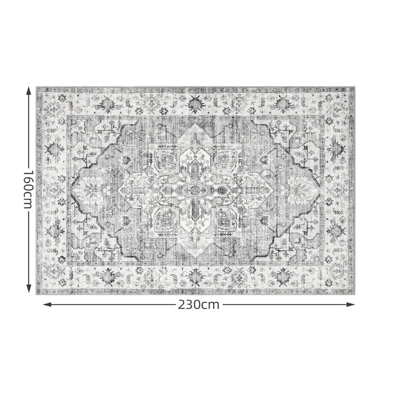 Machine Braided 230cm X 160cm Area Rug