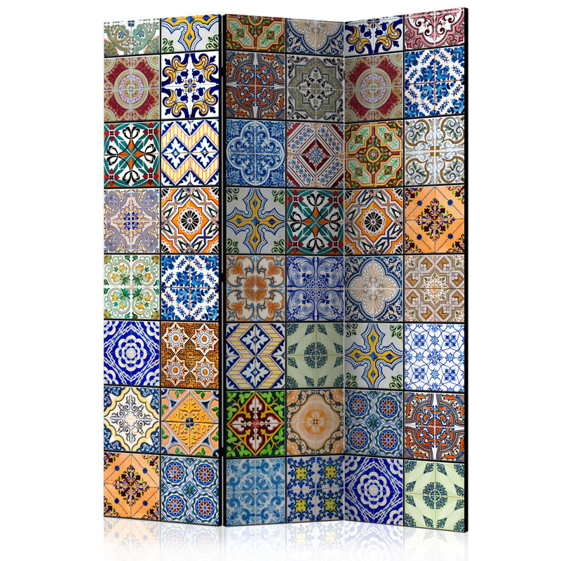 Dharamendra Colourful Mosaic Room Divider, 3